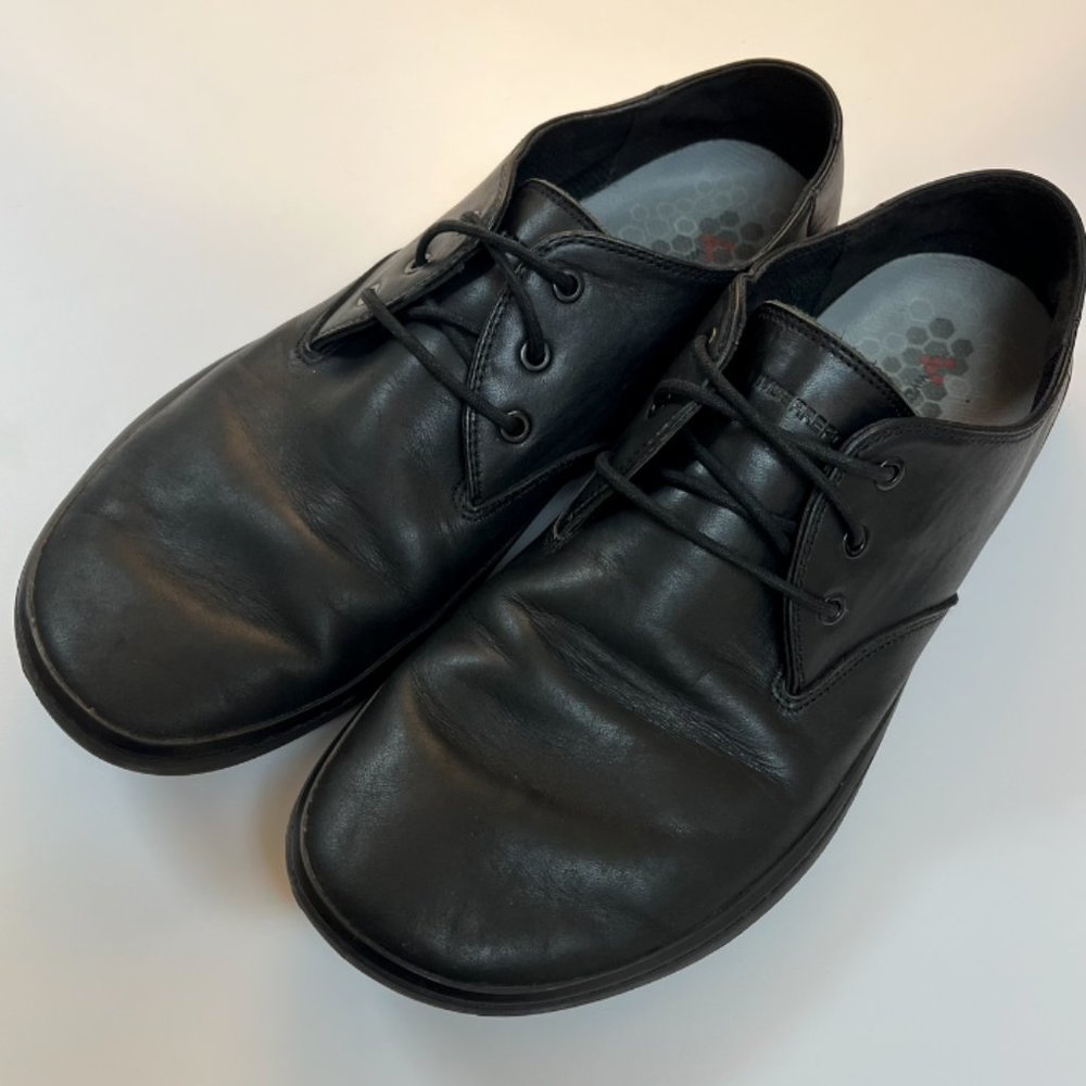 Men's Vivobarefoot Black Leather Shoes 11.5 US / 45 EU